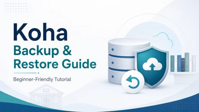 Koha Backup and restore guide