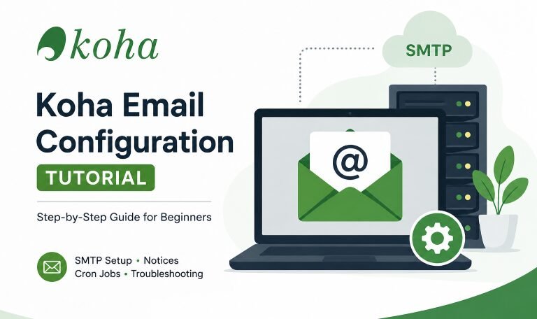 Koha Email Configuration Tutorial for Beginners