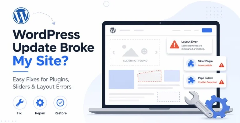 WordPress Update Broke My Site